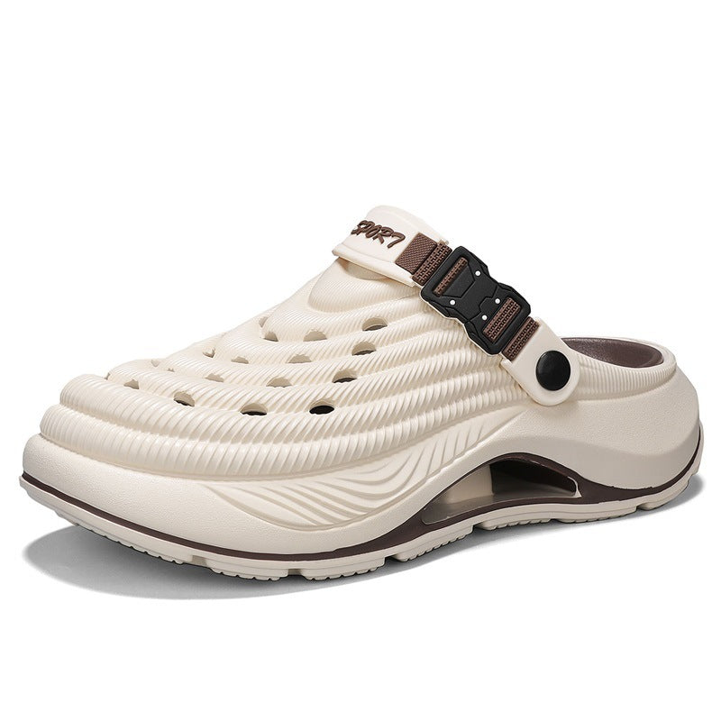Beach Closed Toe Non-slip Thick Bottom Slip-on Slippers