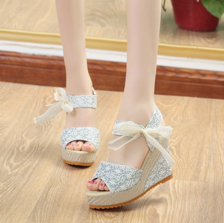 Sweet Ribbon Sandals