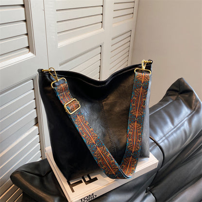 Fashion Large Capacity Bag Women's Crossbody Bucket Bag
