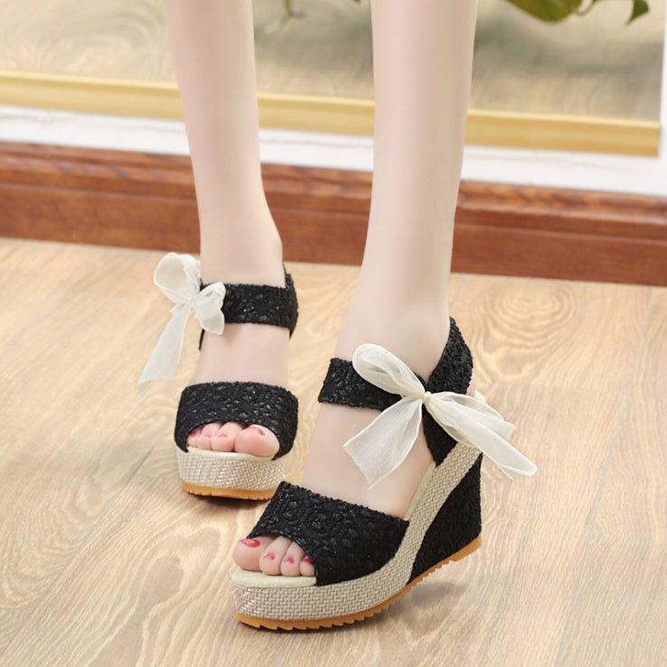 Sweet Ribbon Sandals