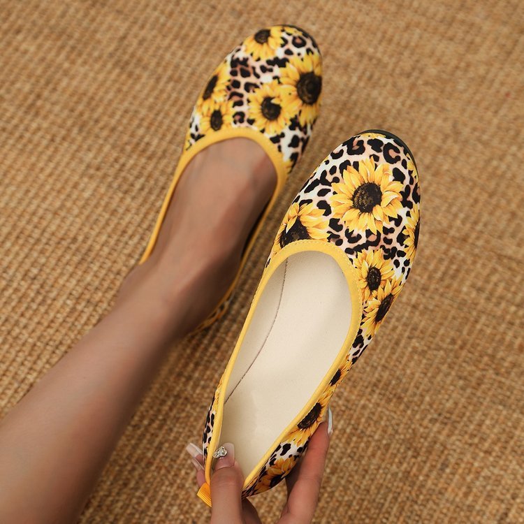 European And American Foreign Trade Plus Size Knit Breathable Low-top Shoes Women