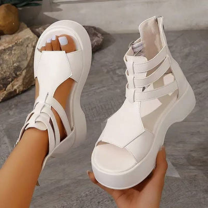 Roman Sandals Sandals Spring And Summer Flat Heel Muffin Women