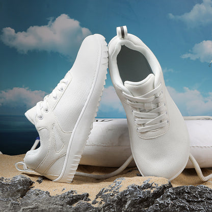 New Wide-toe Running Sports Soft Bottom Indoor Bare Feet Casual Shoes Flying Woven Breathable Mesh Shoes